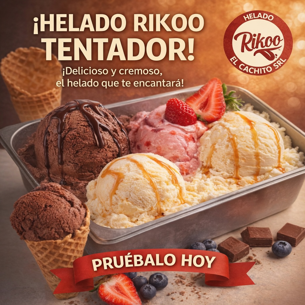 Helado 4Lts Rikoo Premium