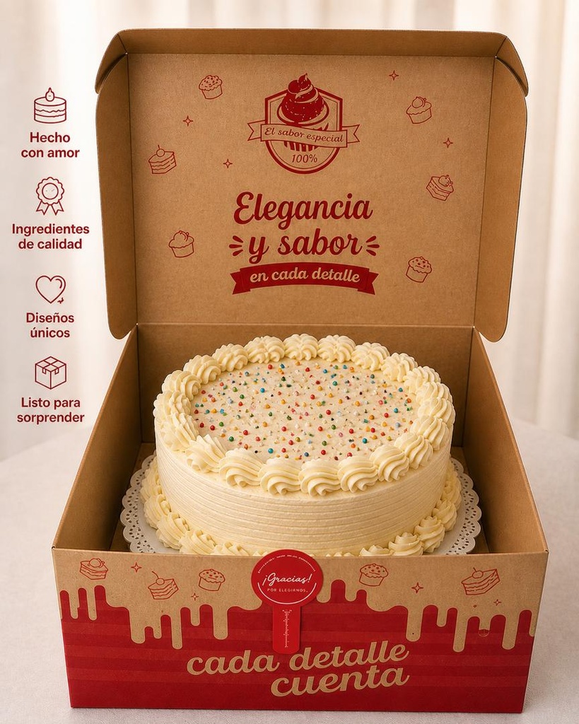 Cake Cachito con relleno leche condensada de 20cm