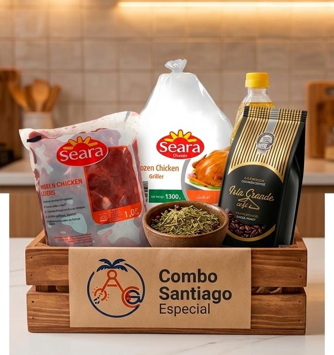 Combo Especial(1 pollo entero,1 aceite de girasol, 1 Hígado de pollo, 1 Café Isla Grande)