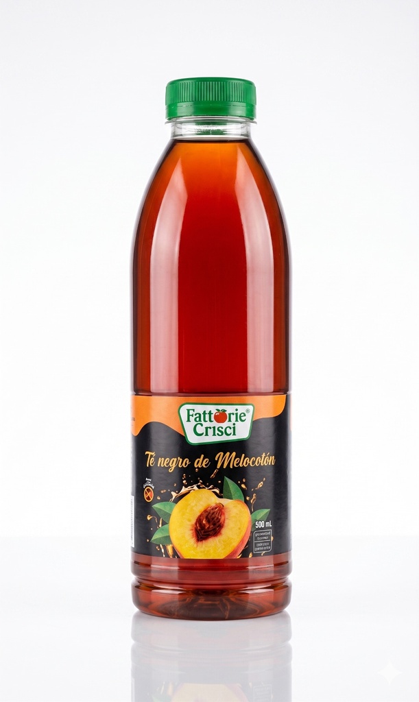 Te negro de melocotón 500ml