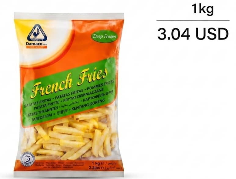 Papas pre-fritas 1 kg