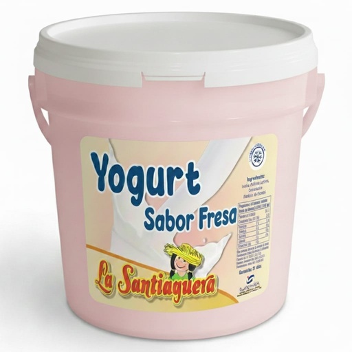 Yogurt batido saborizado Fresa cubo de 4L